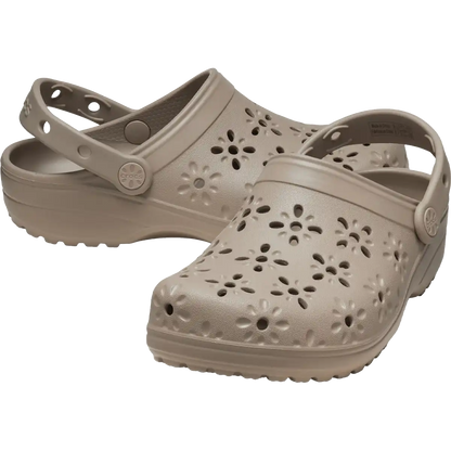 Women's Classic Floral Cut Out Clog