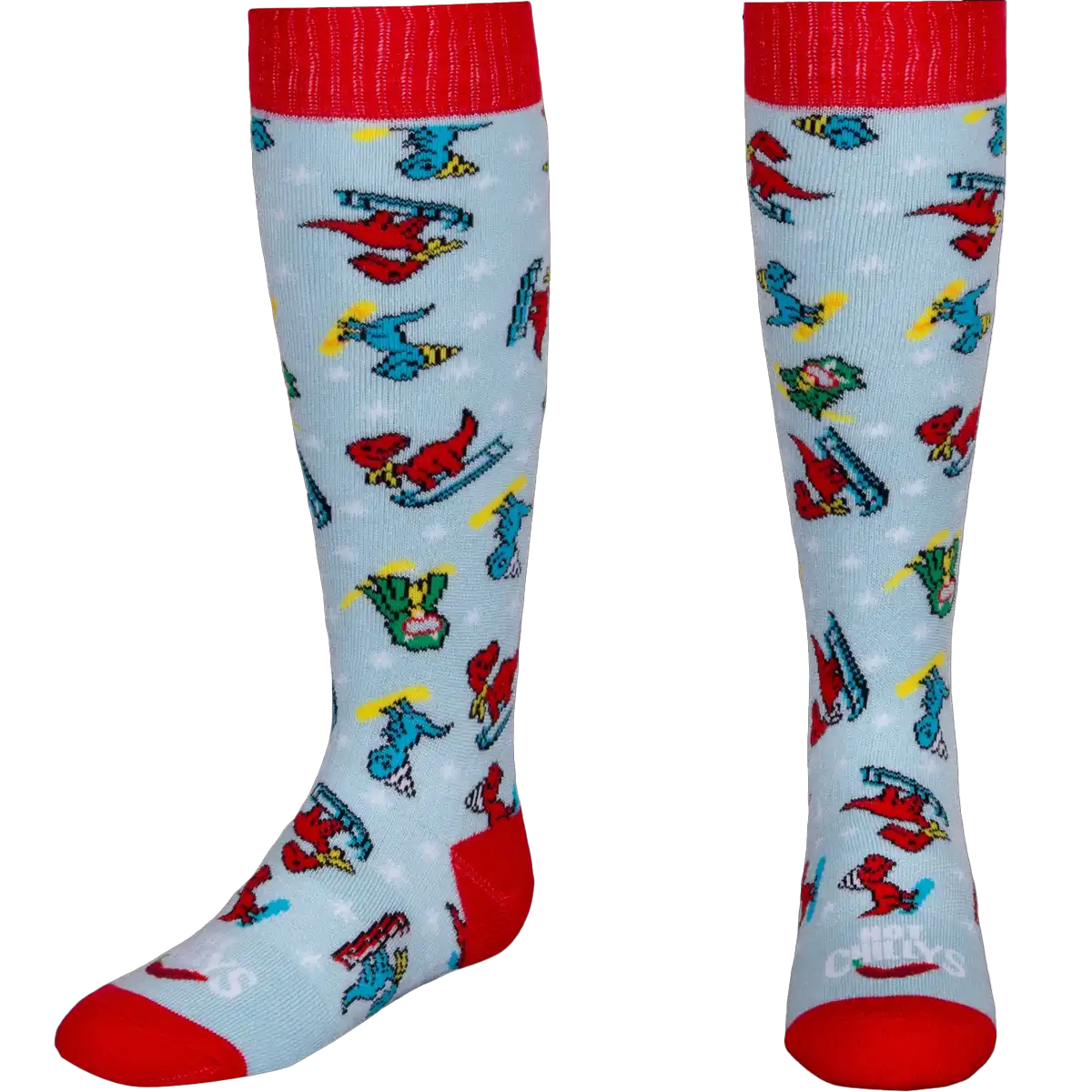 Youth Dinos Mid Volume Sock