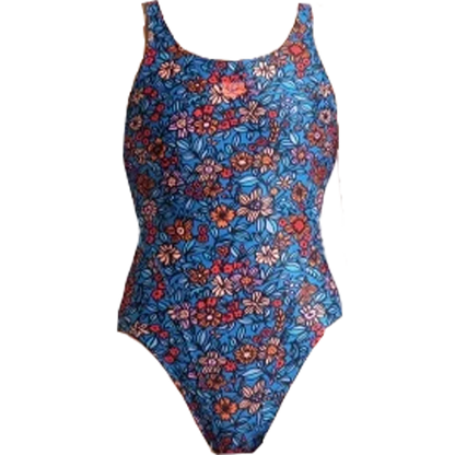 Youth Micro Floral Tech Back One Piece