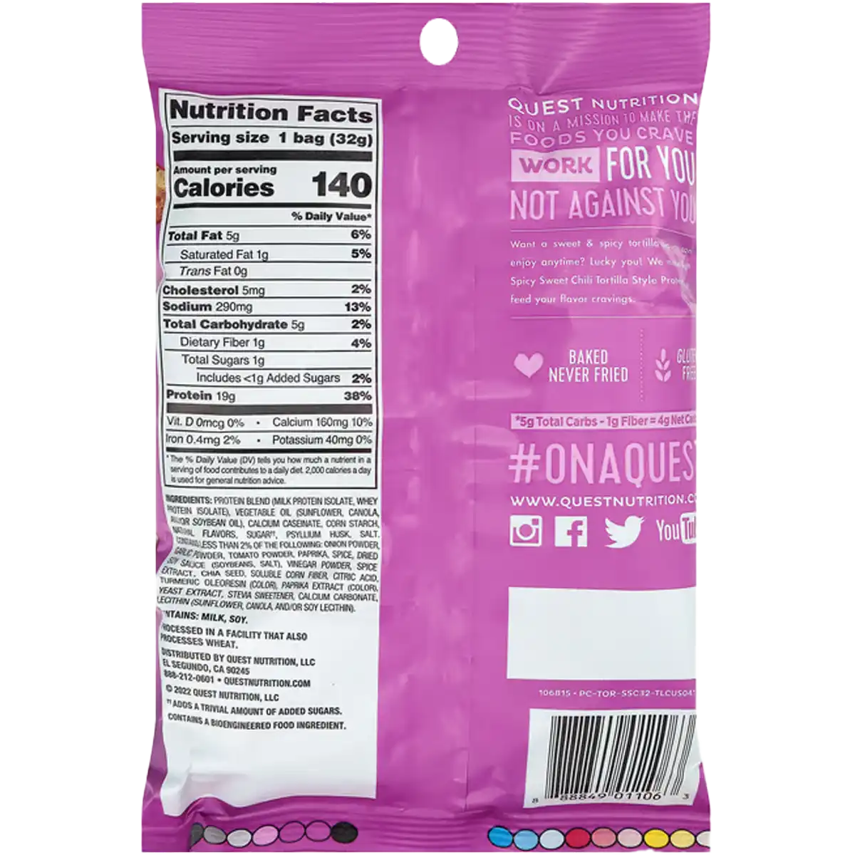 Tortilla Style Protein Chips 1.1oz