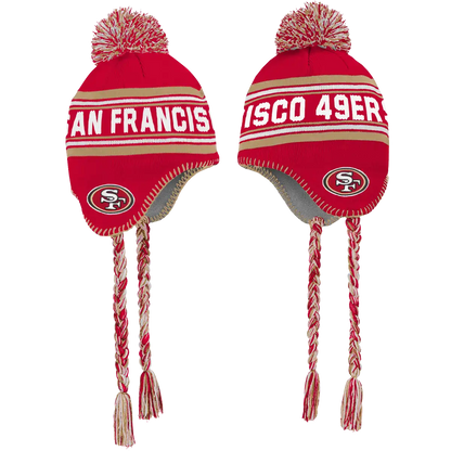 Youth 49ers Jacquard Tassel Knit with Pom