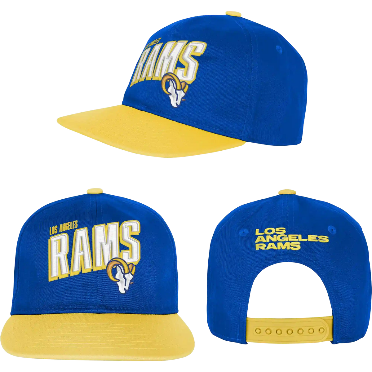 Youth Rams Essentials Deadstock Snapback