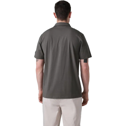Men's Short Sleeve Feather Polo