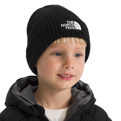 Youth TNF Logo Box Cuffed Beanie