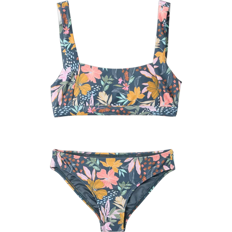 Youth Mila Floral Square Neck Tank Set