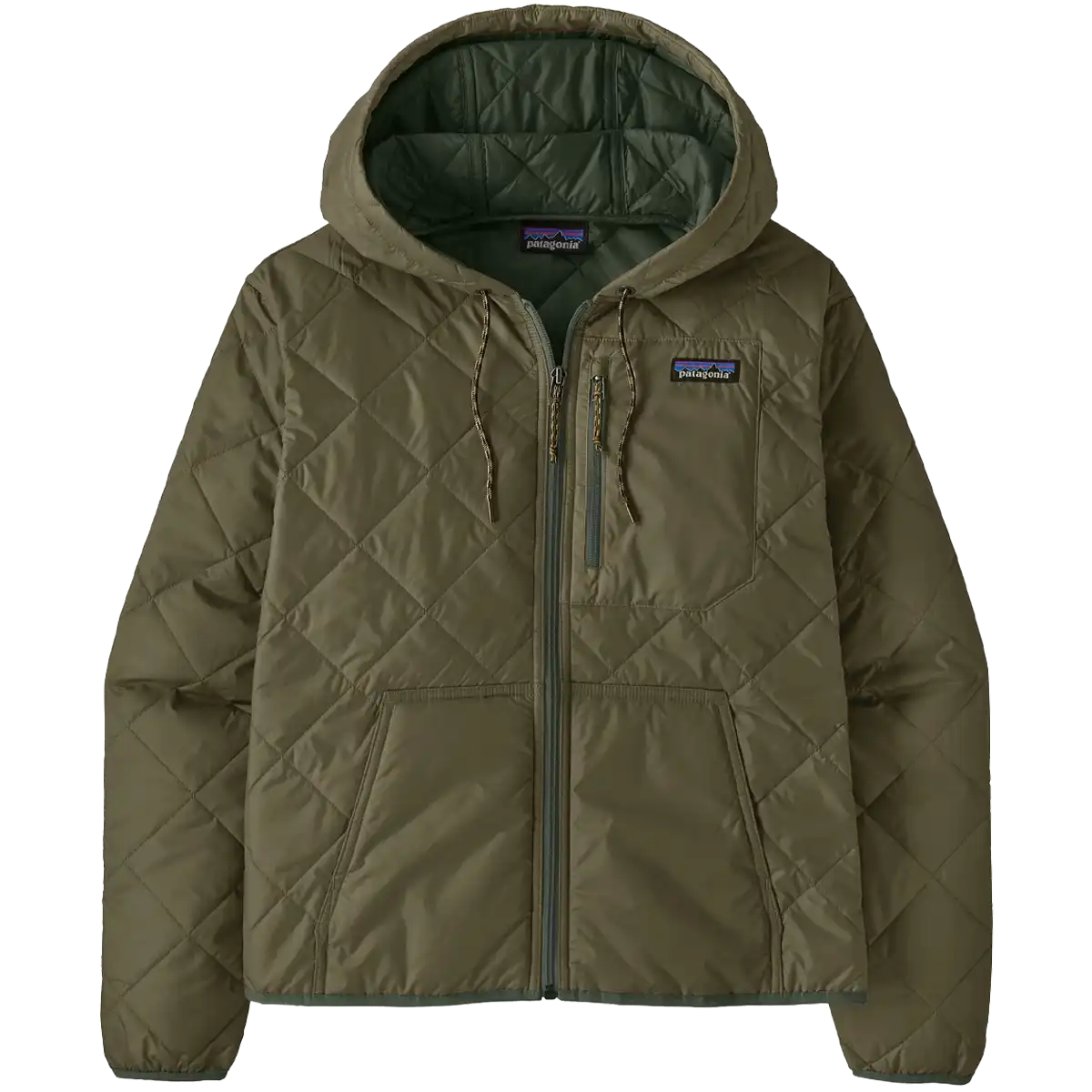 Women's Diamond Quilt Bomber Hoody