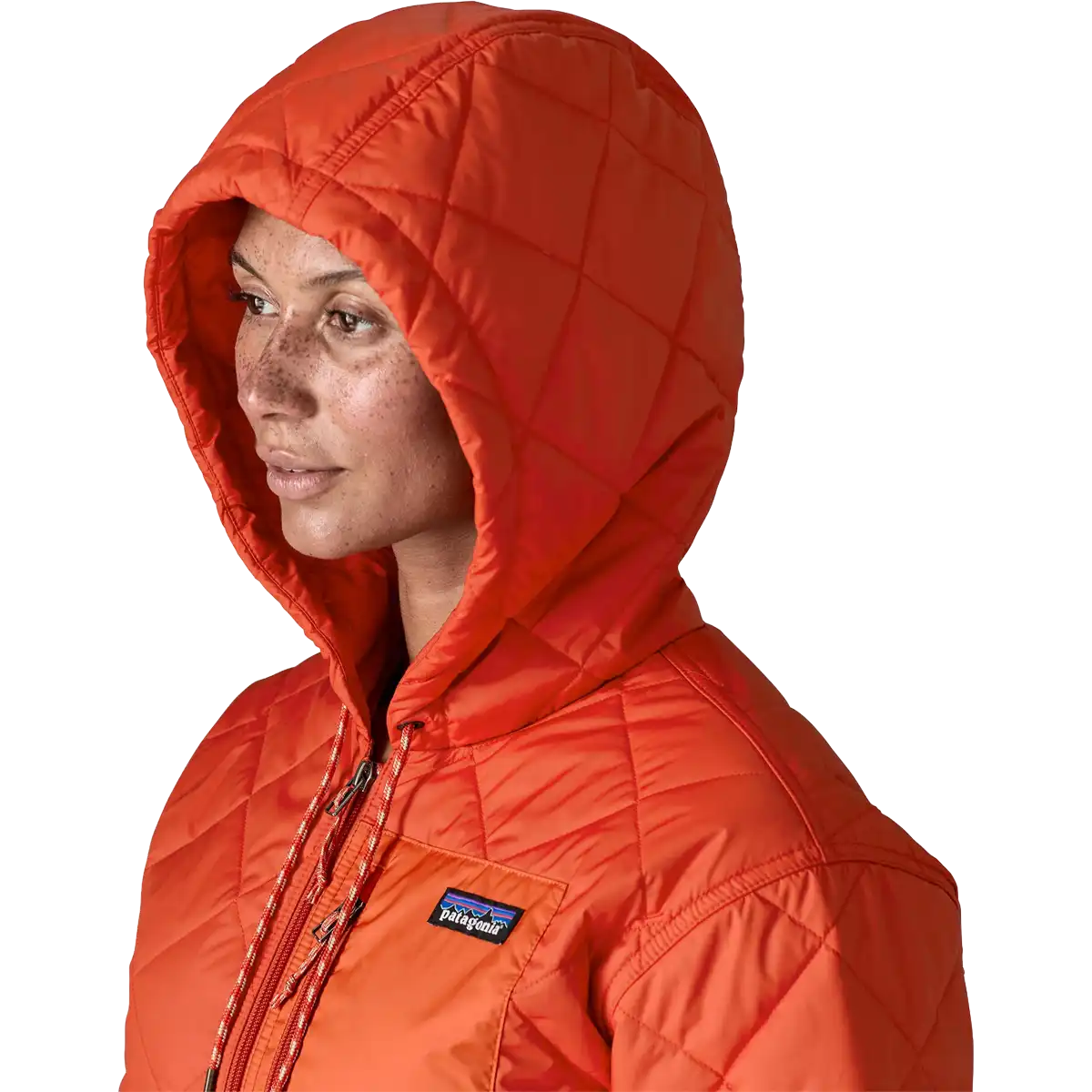 Women's Diamond Quilt Bomber Hoody