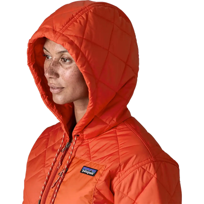 Women's Diamond Quilt Bomber Hoody