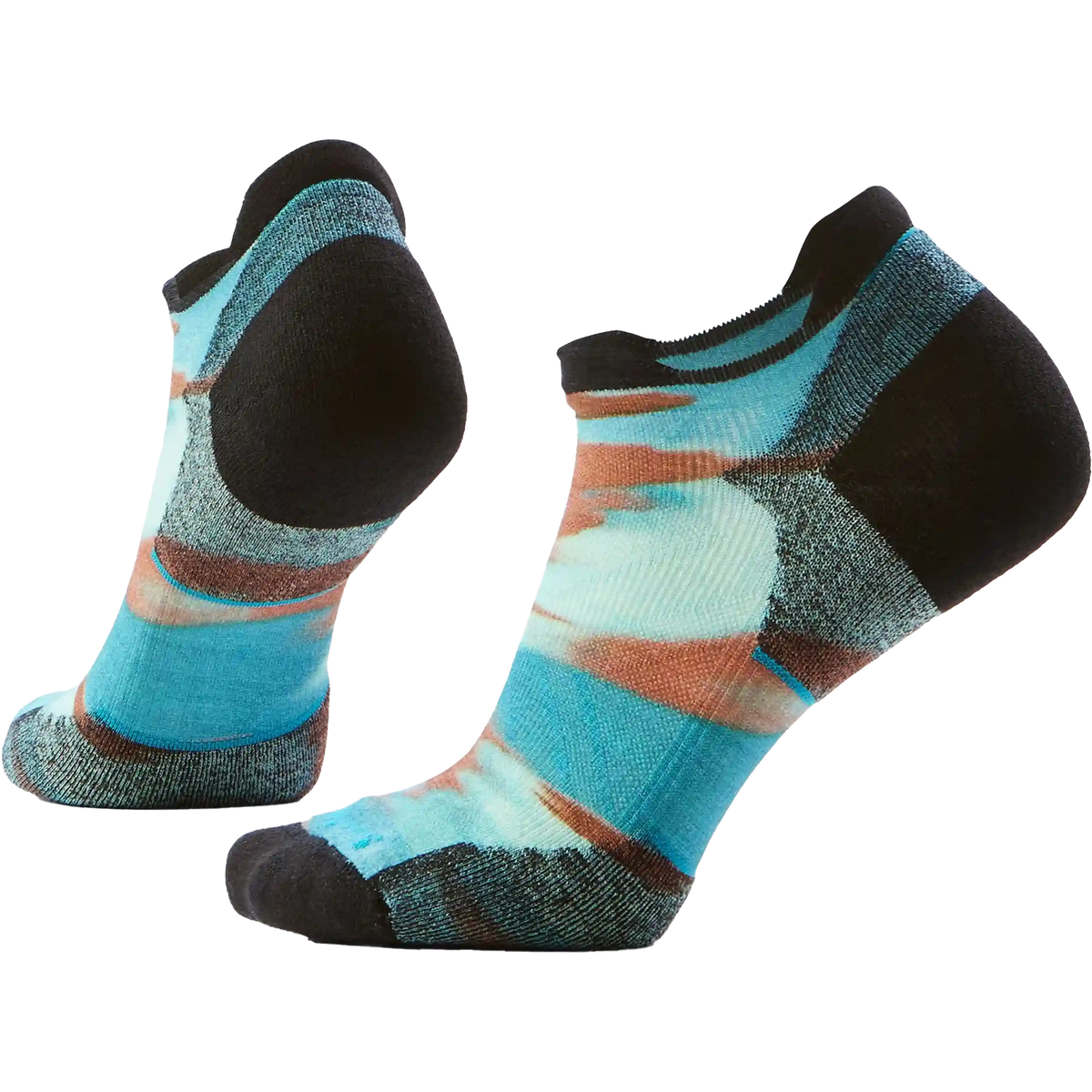 Women's Run Brushed Print Low Ankle Socks