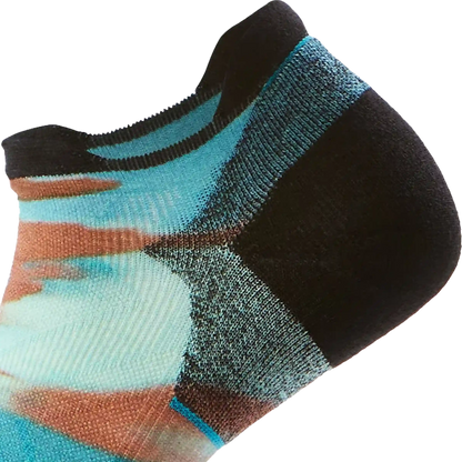 Women's Run Brushed Print Low Ankle Socks