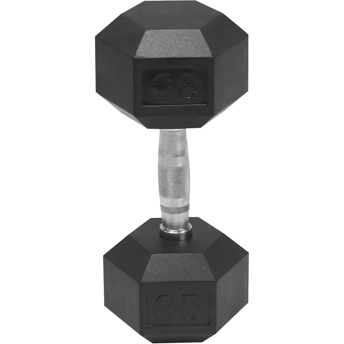 Rubber Hex Dumbbell 30 lb