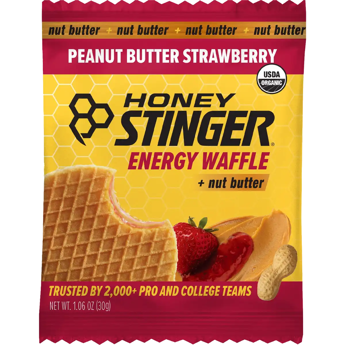 Organic Nut Butter Energy Waffles