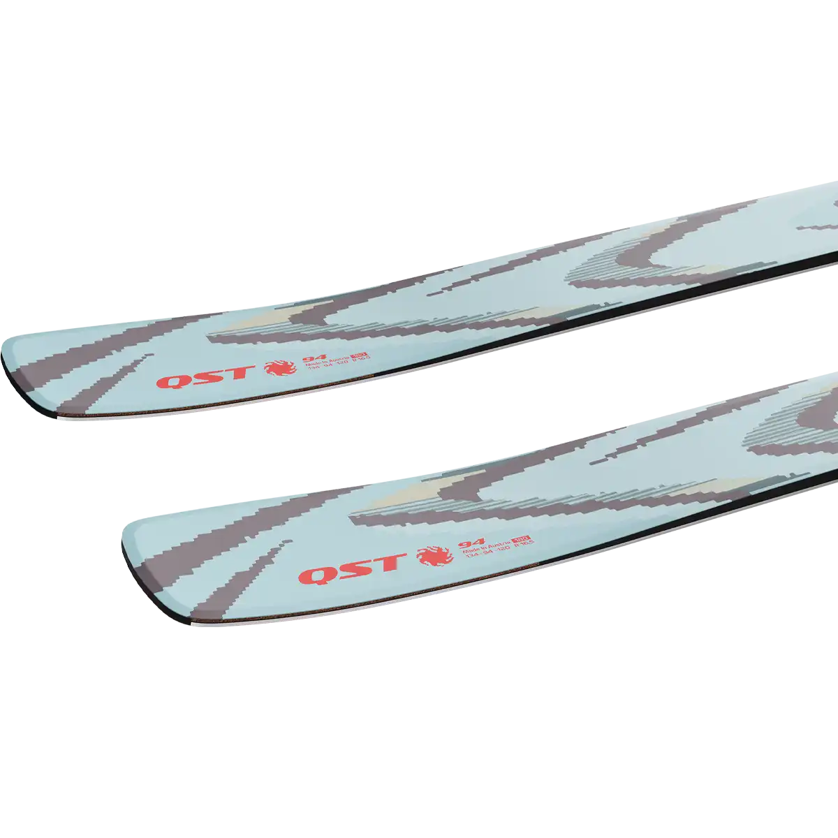 Salomon QST 94 Iced Aqua Demo Ski Package