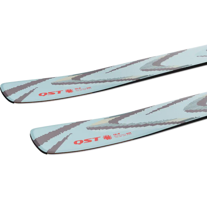Salomon QST 94 Iced Aqua Demo Ski Package