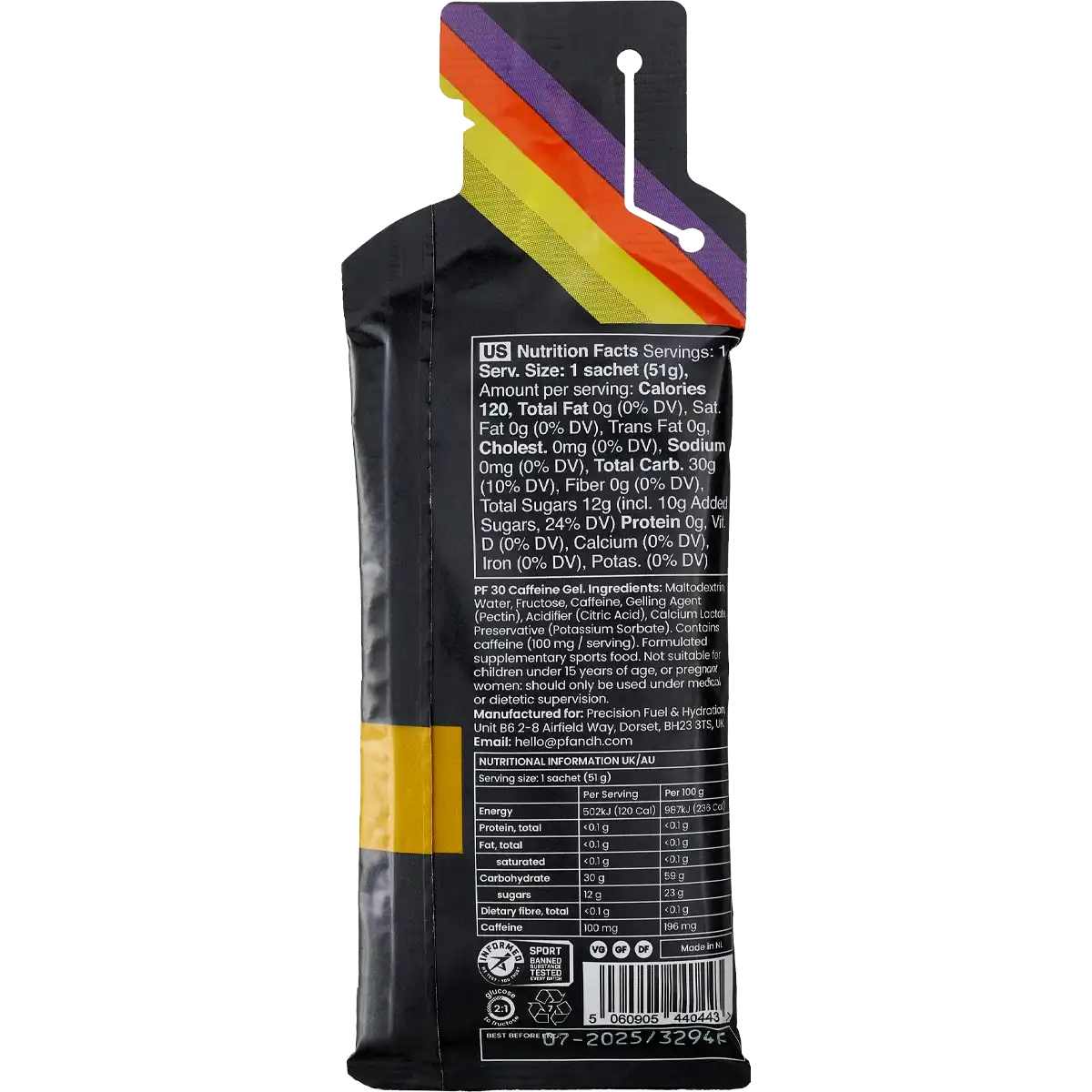 PF 30 Caffeine Gel