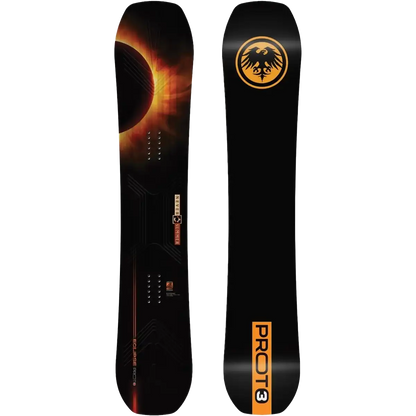 Never Summer Proto T3 Eclipse Demo Snowboard Package