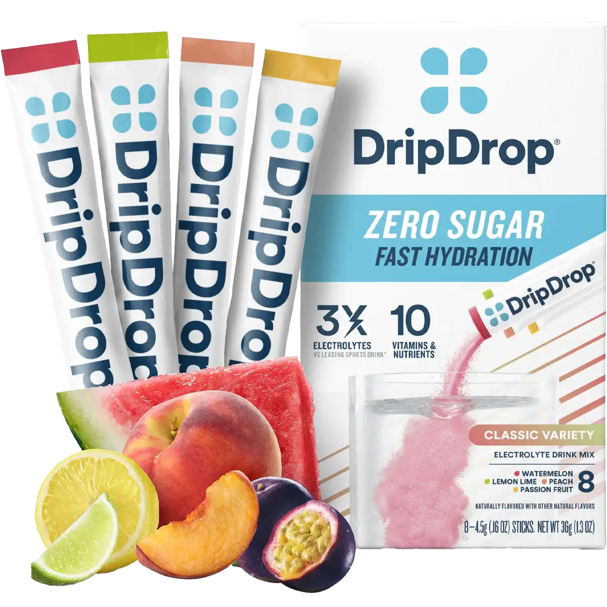 Zero Sugar Electrolyte Drink Mix (8 Servings)