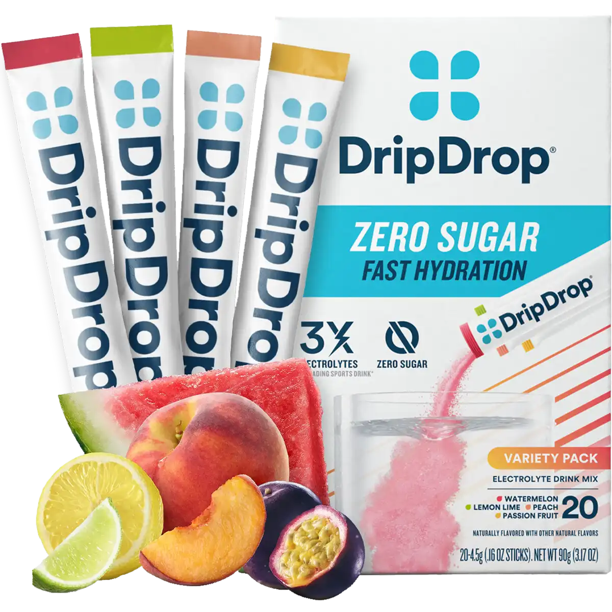 Zero Sugar Electrolyte Drink Mix (20 Servings)