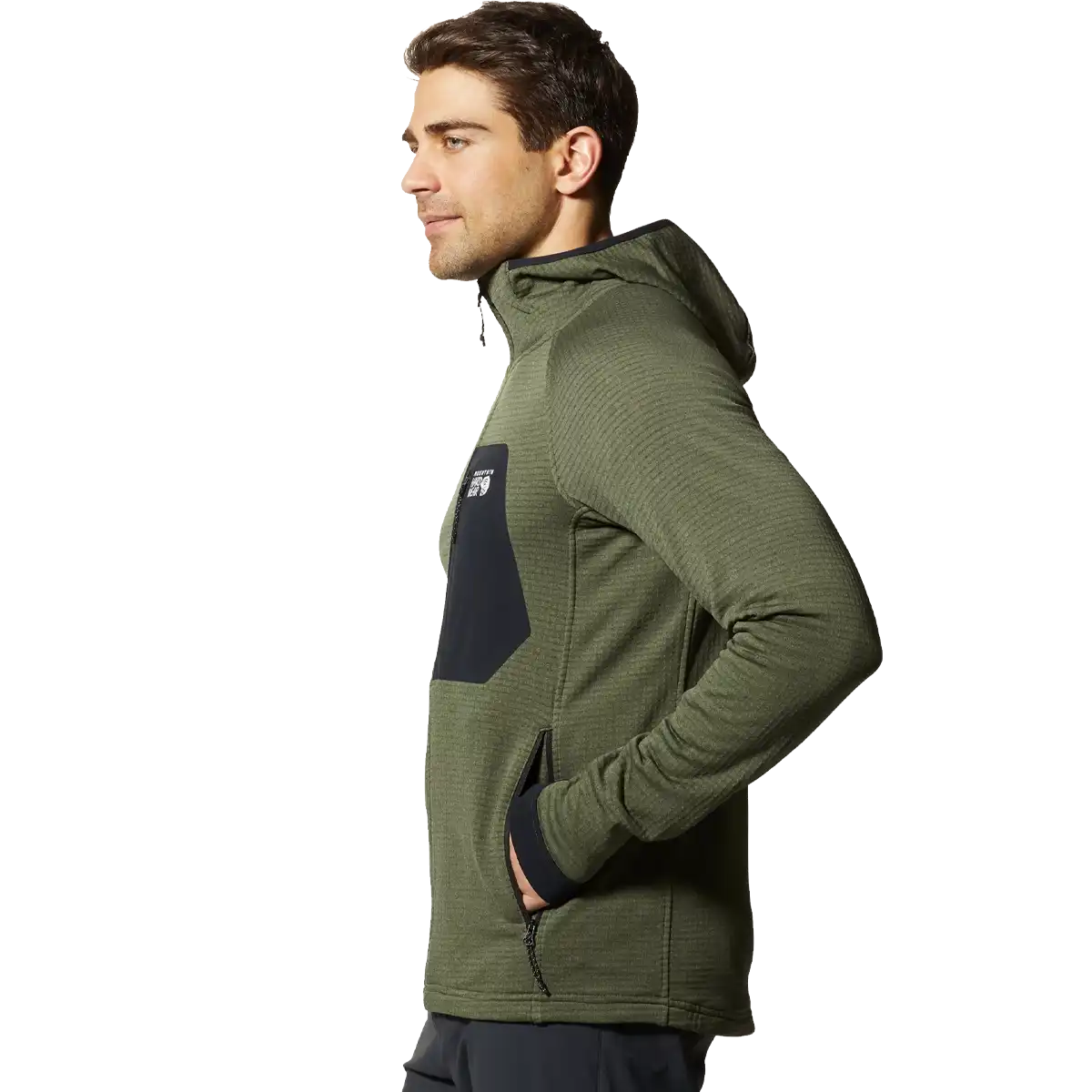 Men's Polartec Power Grid Full Zip Hoody