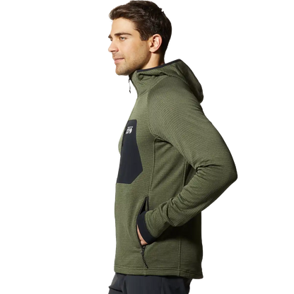 Men's Polartec Power Grid Full Zip Hoody