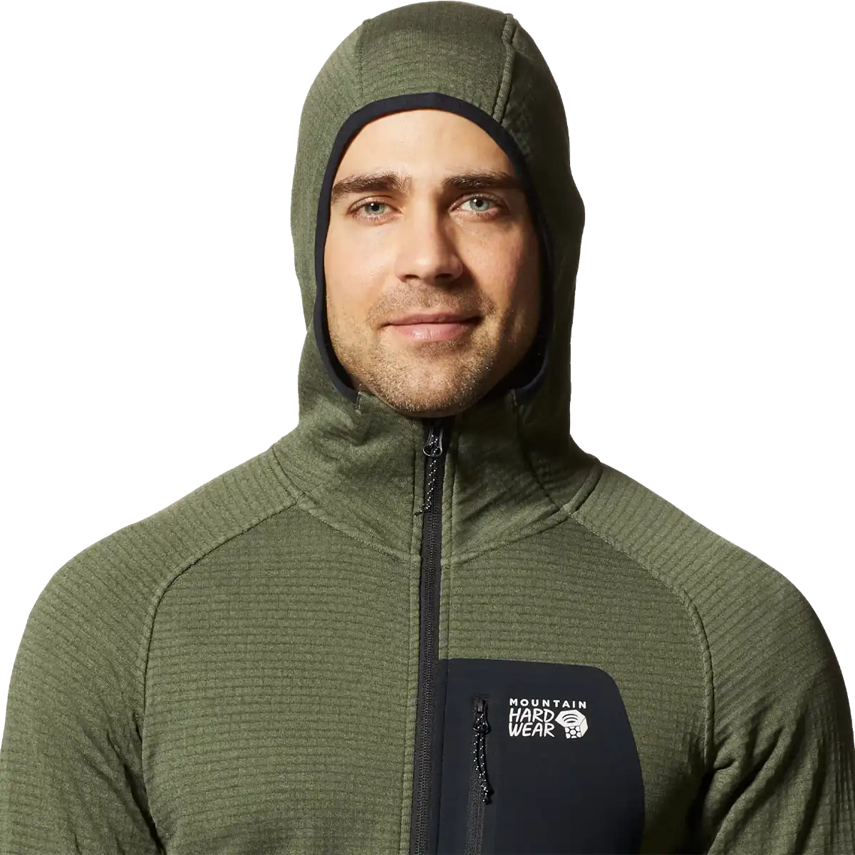 Men's Polartec Power Grid Full Zip Hoody