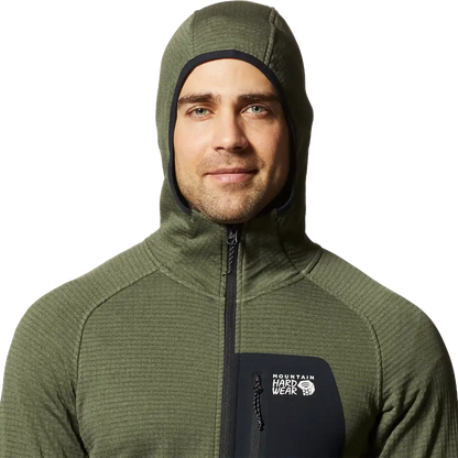 Men's Polartec Power Grid Full Zip Hoody