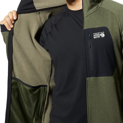 Men's Polartec Power Grid Full Zip Hoody