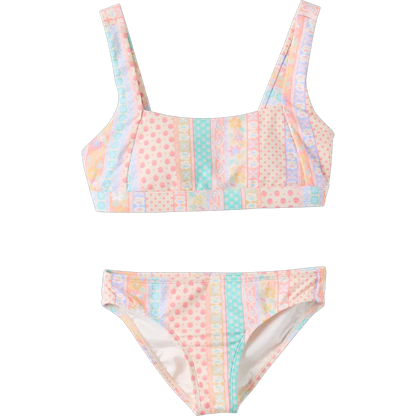 Youth Bali Floral Square Neck Tank Set