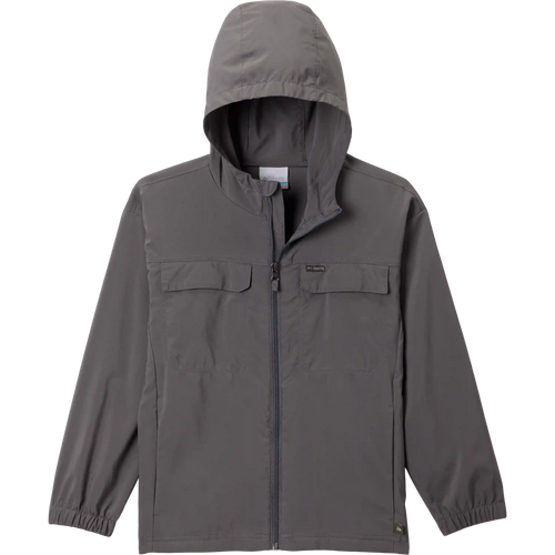 Youth Skien Valley Hooded Long Sleeve Shirt