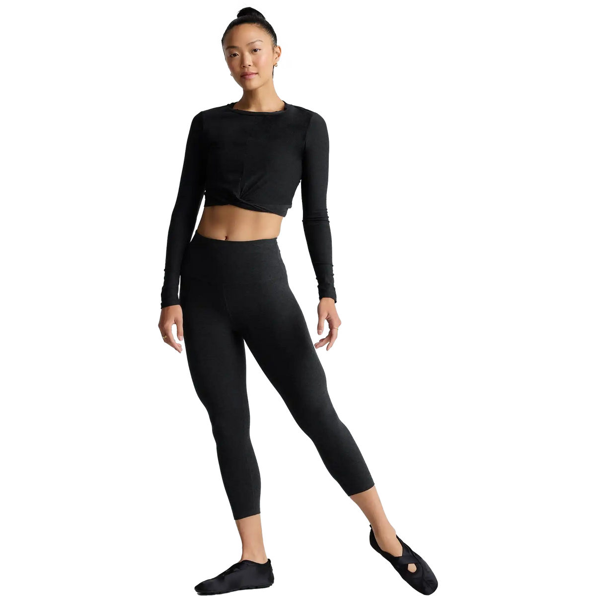 Women's Featherweight Cropped Long Sleeve Pullover
