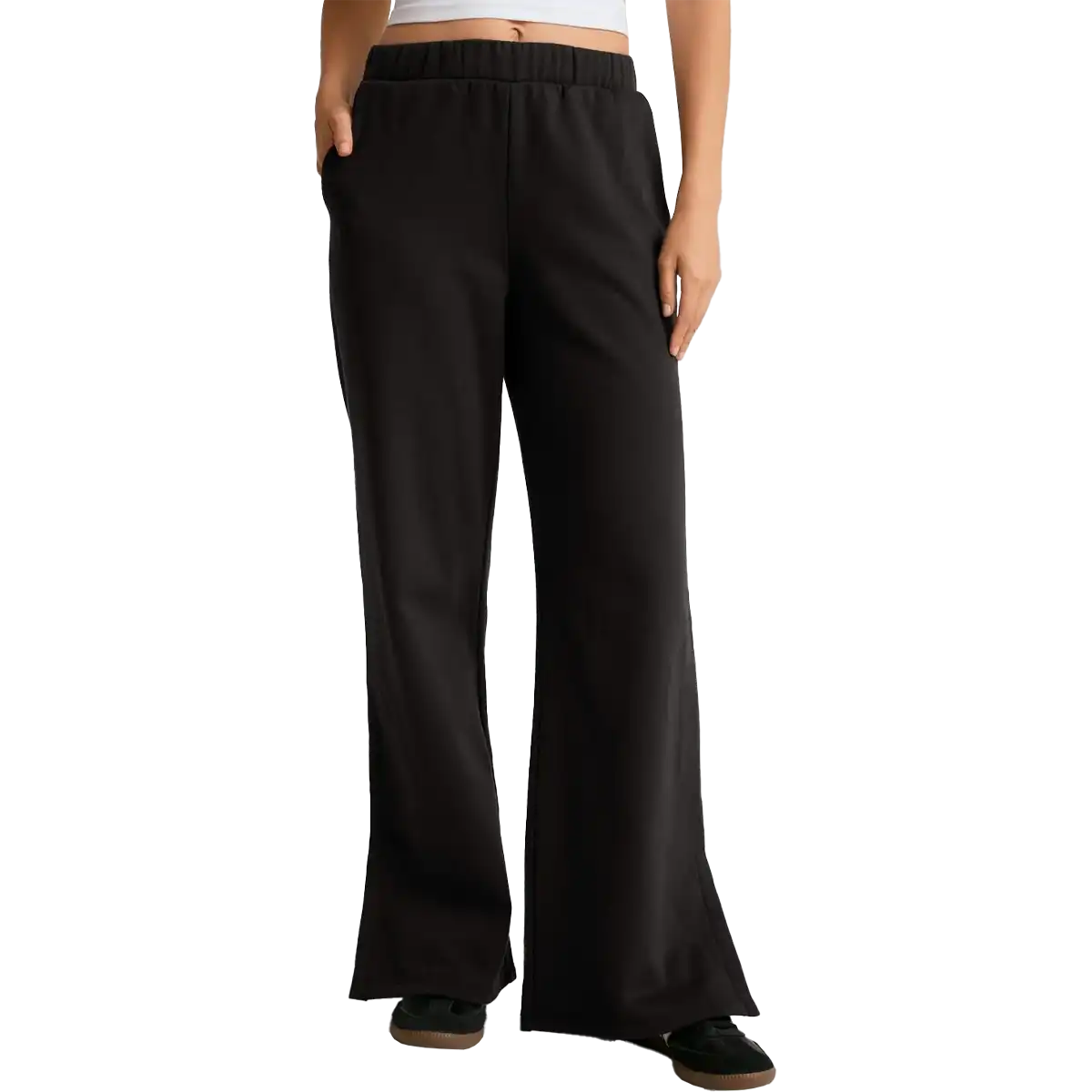 Women's Luxe Fleece Wide Leg Pant