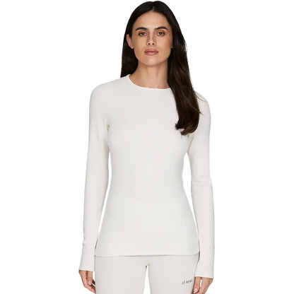 Women's Heavyweight Grid Fleece Crew