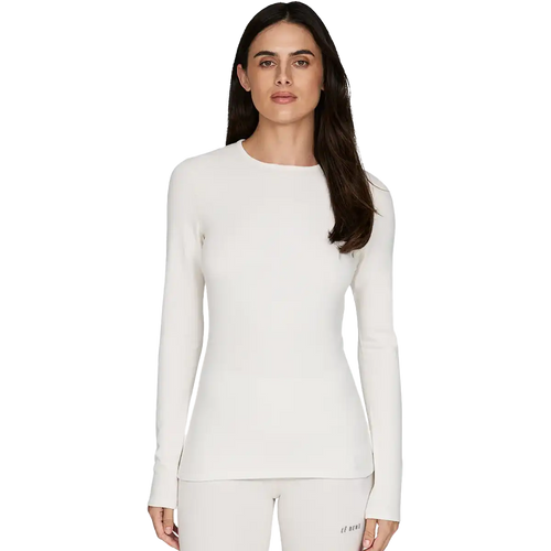Women's Heavyweight Grid Fleece Crew