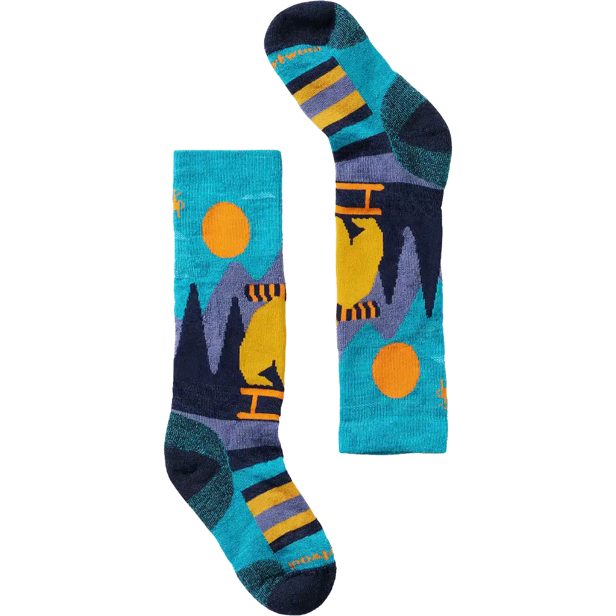 Youth Ski Light Cushion Sleigh Bear OTC Socks