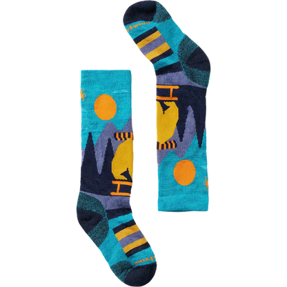 Youth Ski Light Cushion Sleigh Bear OTC Socks