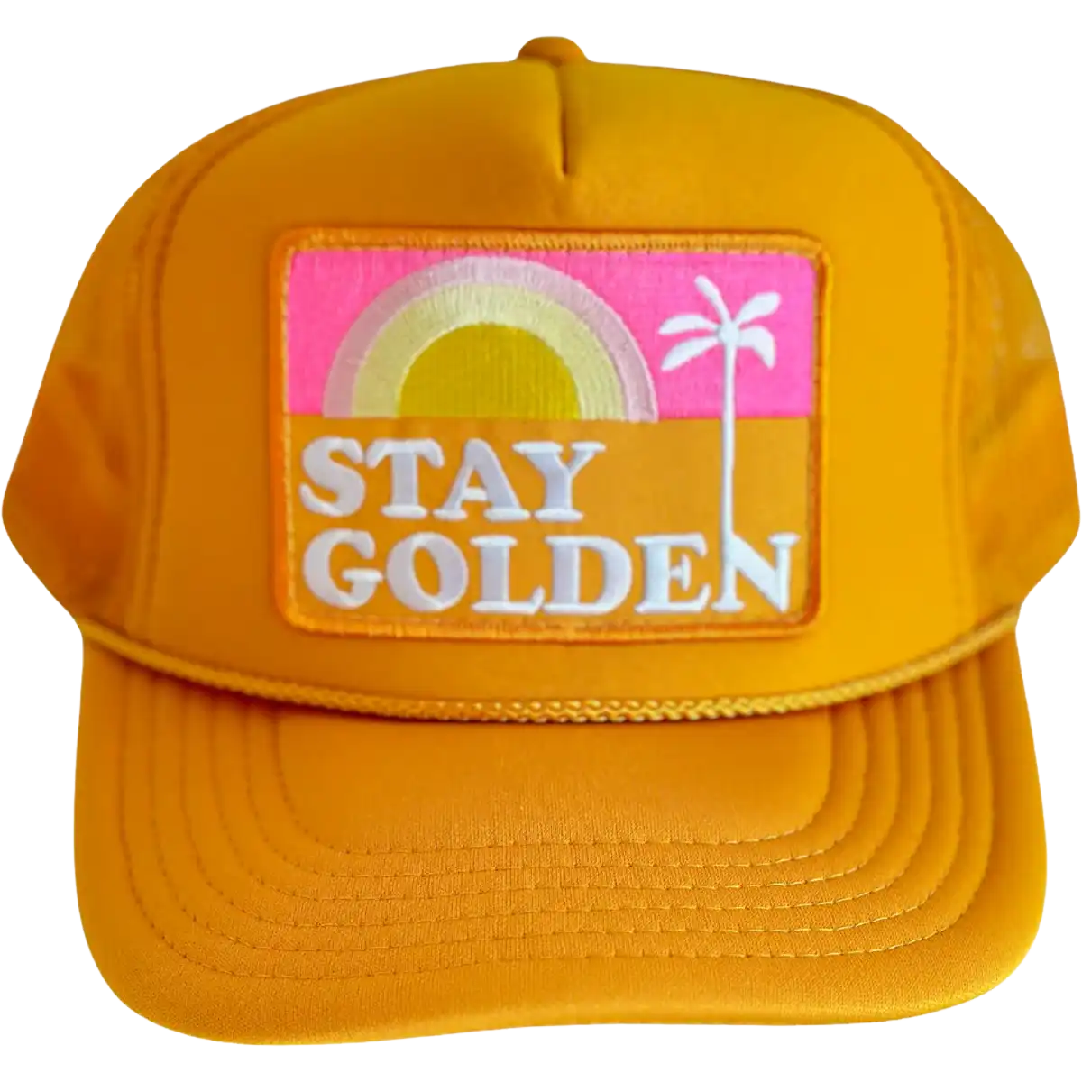 Stay Golden Patch Trucker Hat