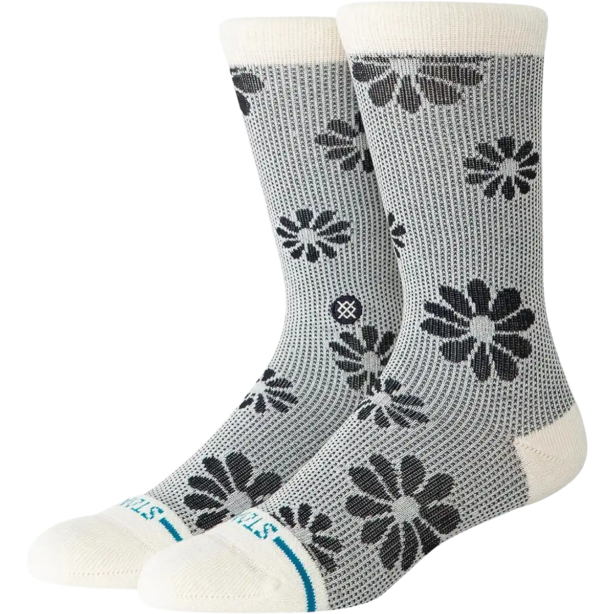 Women's Floral Stitch Crew