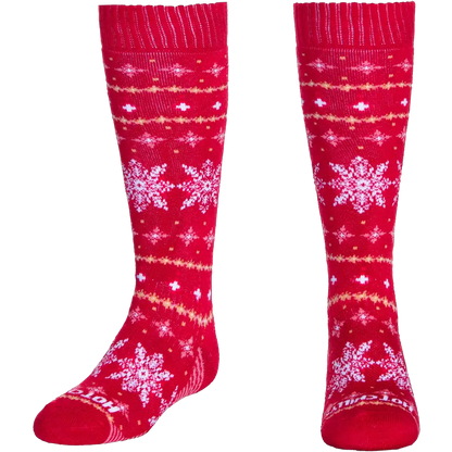 Youth Nordic Snowflake Mid Volume Sock