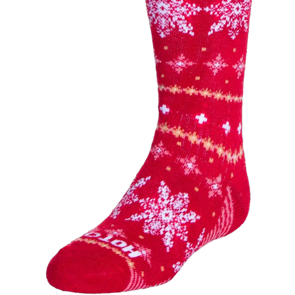 Youth Nordic Snowflake Mid Volume Sock