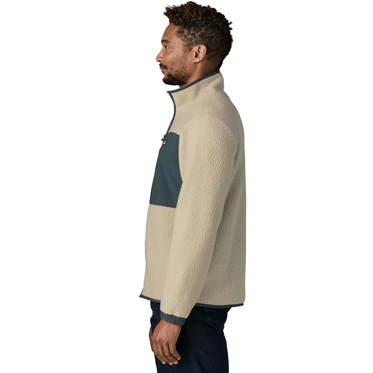 Men's Retro Pile Patch Jacket