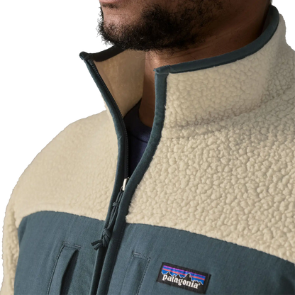 Men's Retro Pile Patch Jacket