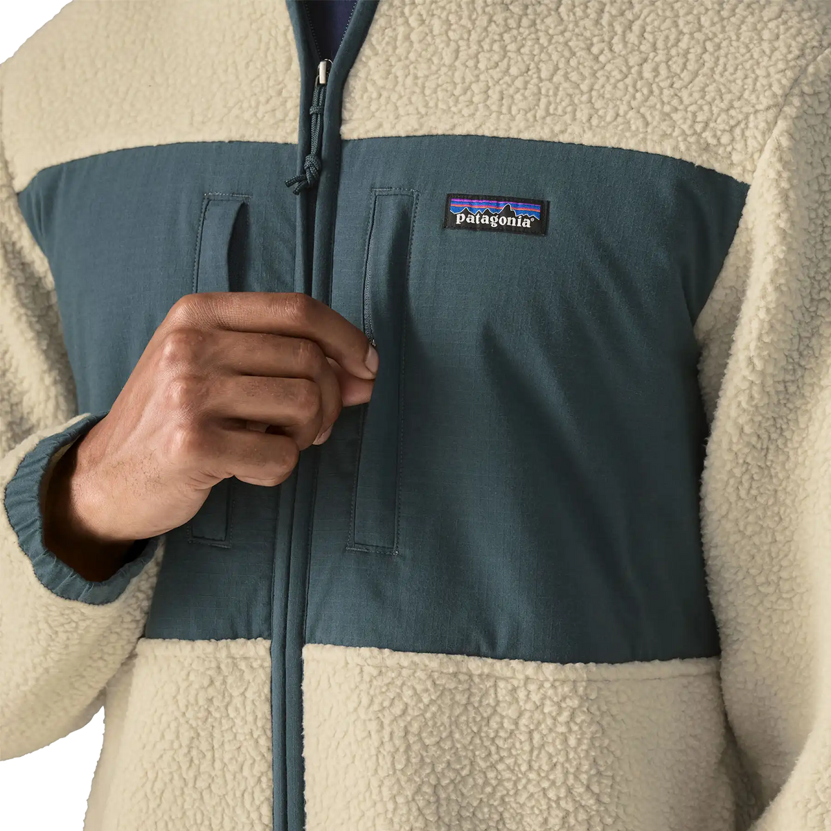 Men's Retro Pile Patch Jacket