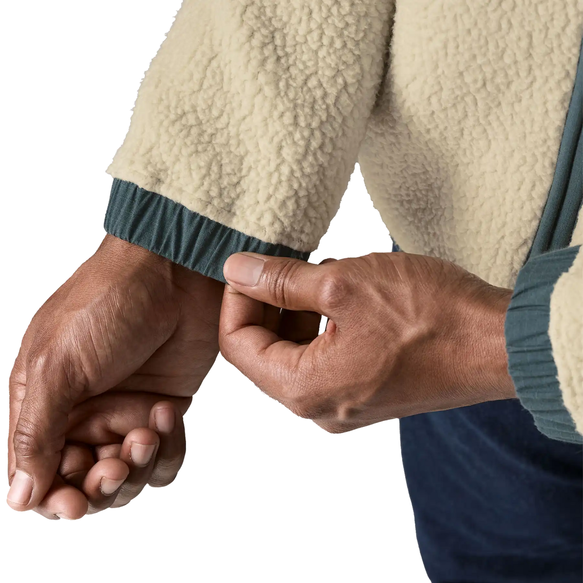 Men's Retro Pile Patch Jacket