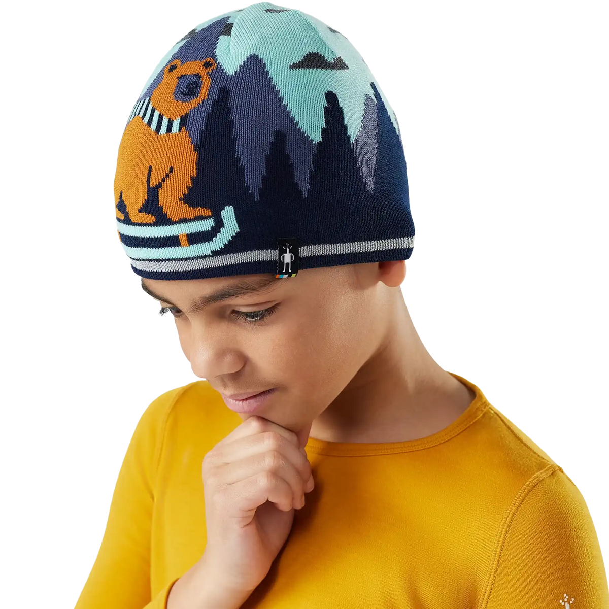 Youth Reversible Art Beanie