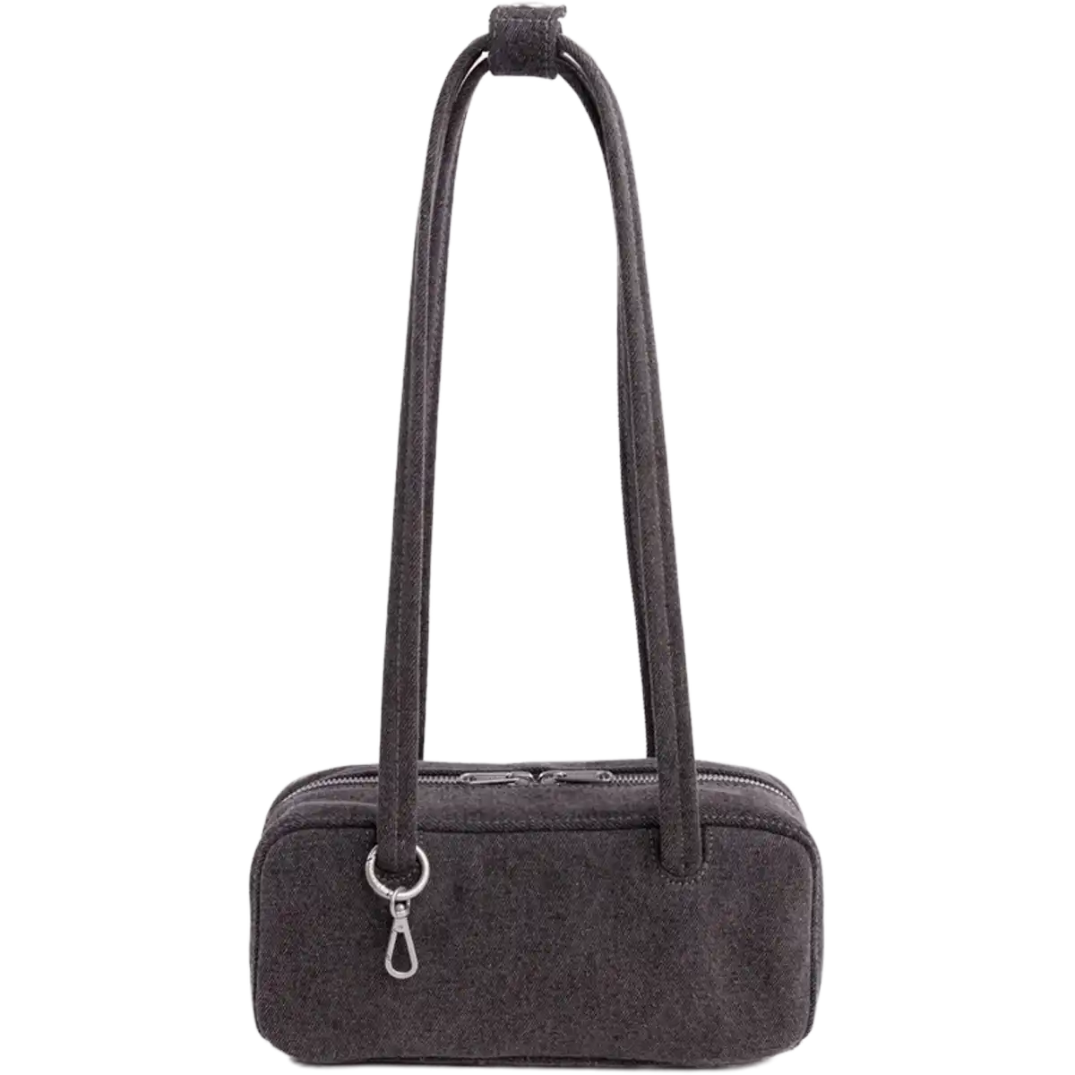 Small Denim Bowler Bag