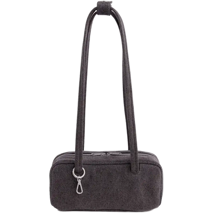 Small Denim Bowler Bag