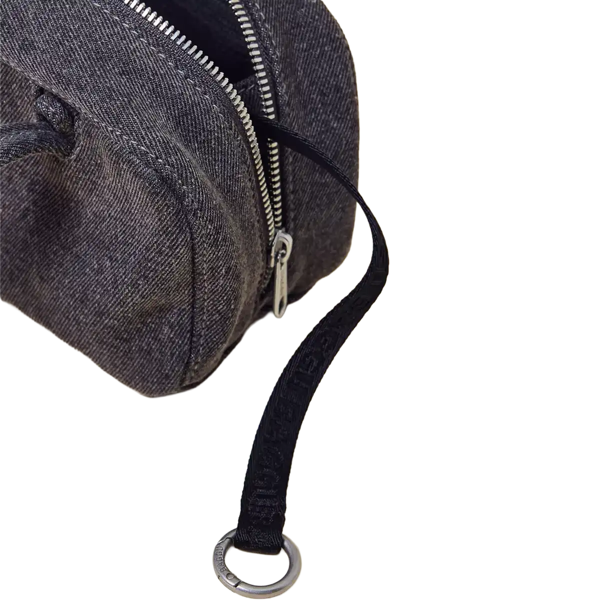 Small Denim Bowler Bag