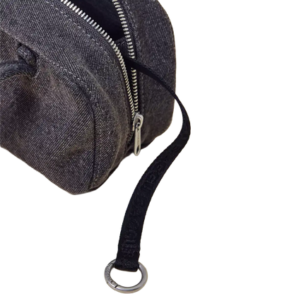 Small Denim Bowler Bag