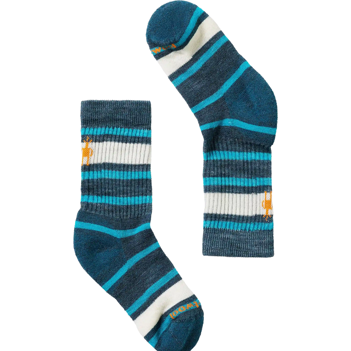 Youth Hike Light Cushion Striped Crew
