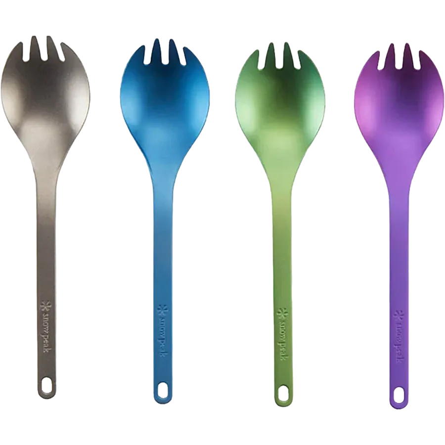 Titanium Spork Anodized